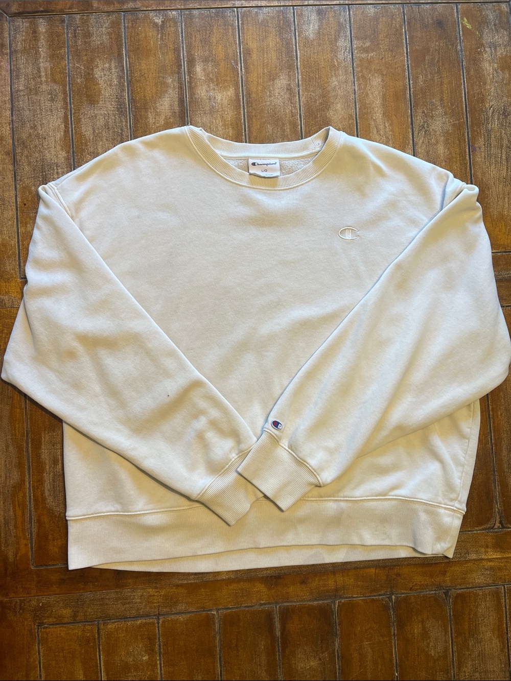 Champion Crewneck Sweatshirt - Cream